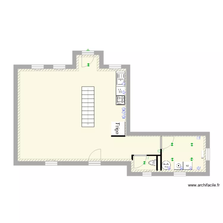 Projet maison aspach. Plan de 