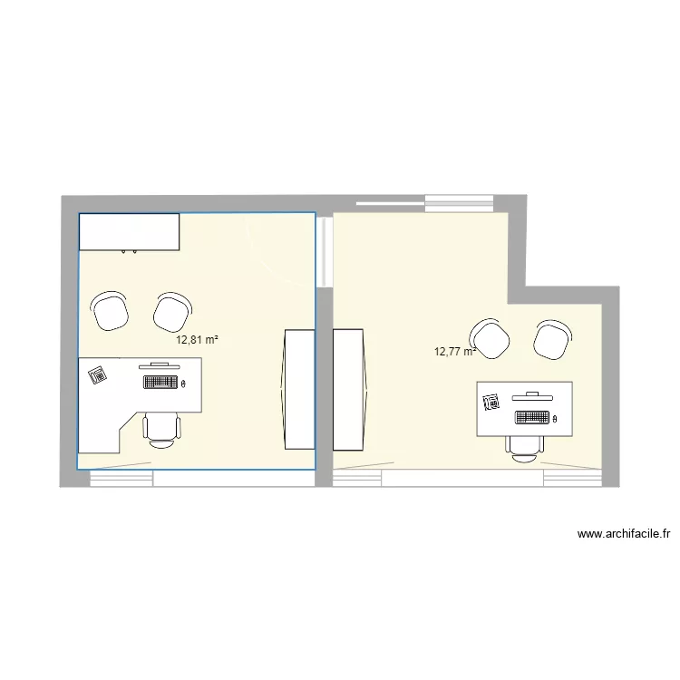 amenagement salle de r&eacute;union solution 1. Plan de 