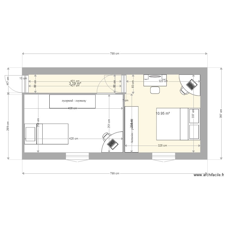 EXTENTION. Plan de 0 pièce et 0 m2