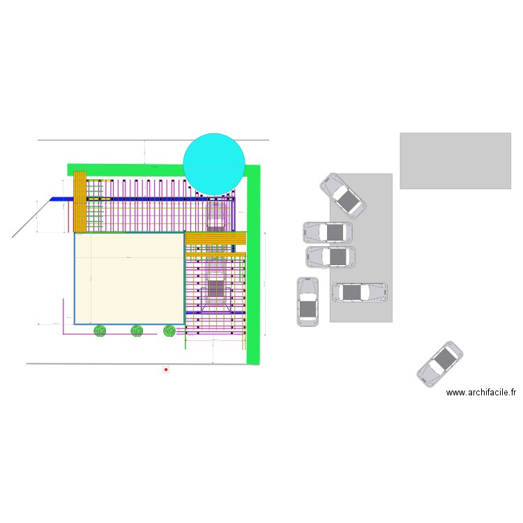 COLROY TERRASSE 1. Plan de 0 pièce et 0 m2