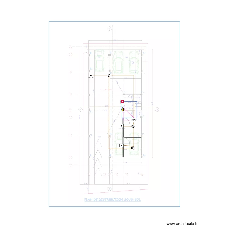 SSI sous sol. Plan de 0 pièce et 0 m2