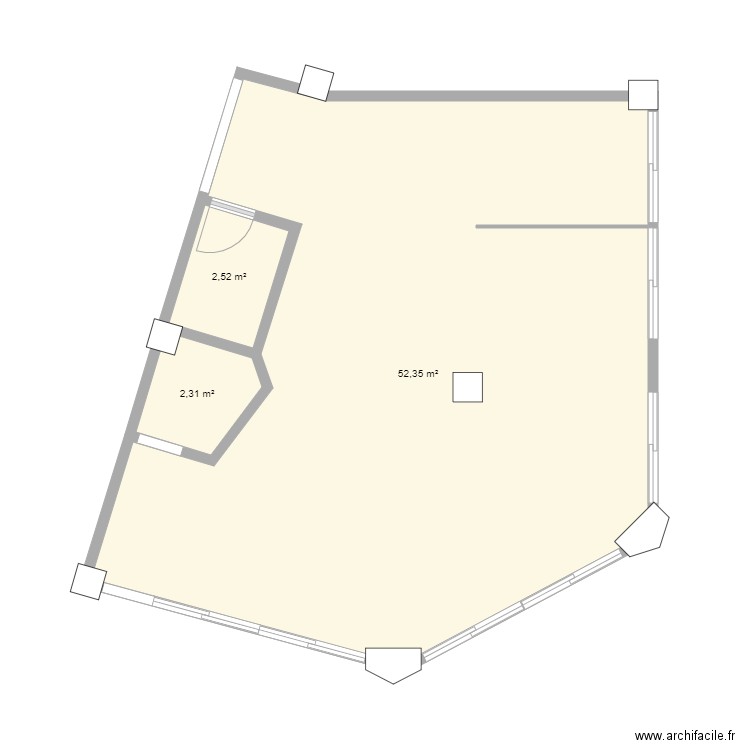 Local Calle Aragon  Uetan. Plan de 0 pièce et 0 m2