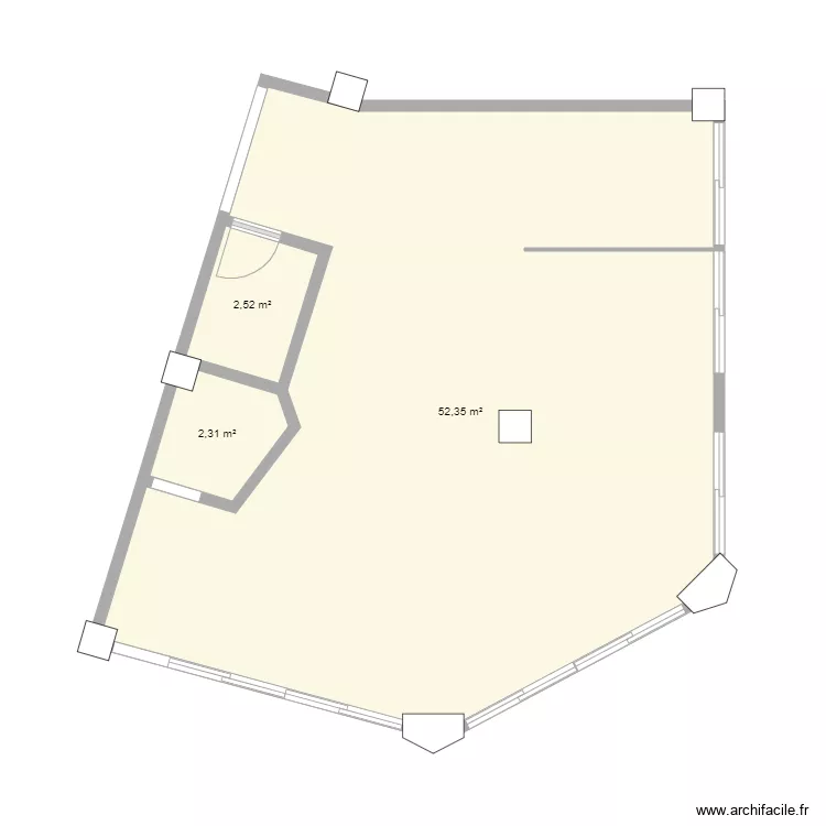 Local Calle Aragon  Uetan. Plan de 
