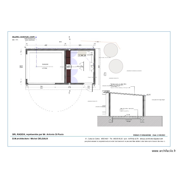 SELLERIE PANSAGE 4. Plan de 0 pièce et 0 m2