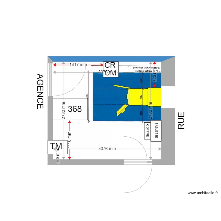 PLAN DE MASSE PROJET BERRE L'ETANG S87. Plan de 