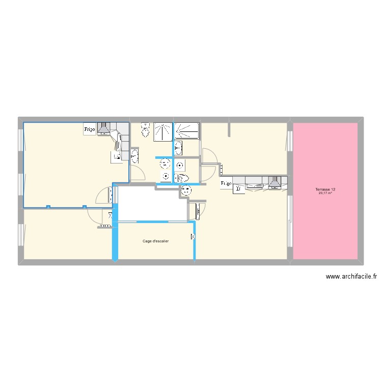 1er étage final. Plan de 0 pièce et 0 m2