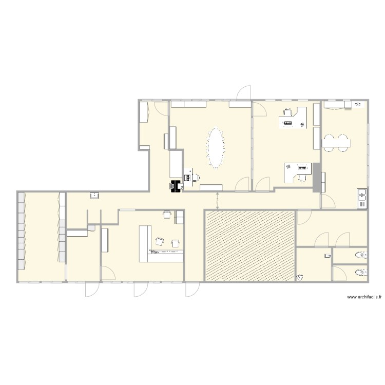 Espace escale Laon. Plan de 0 pièce et 0 m2