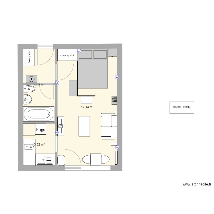 Appartement malakoff v3. Plan de 0 pièce et 0 m2