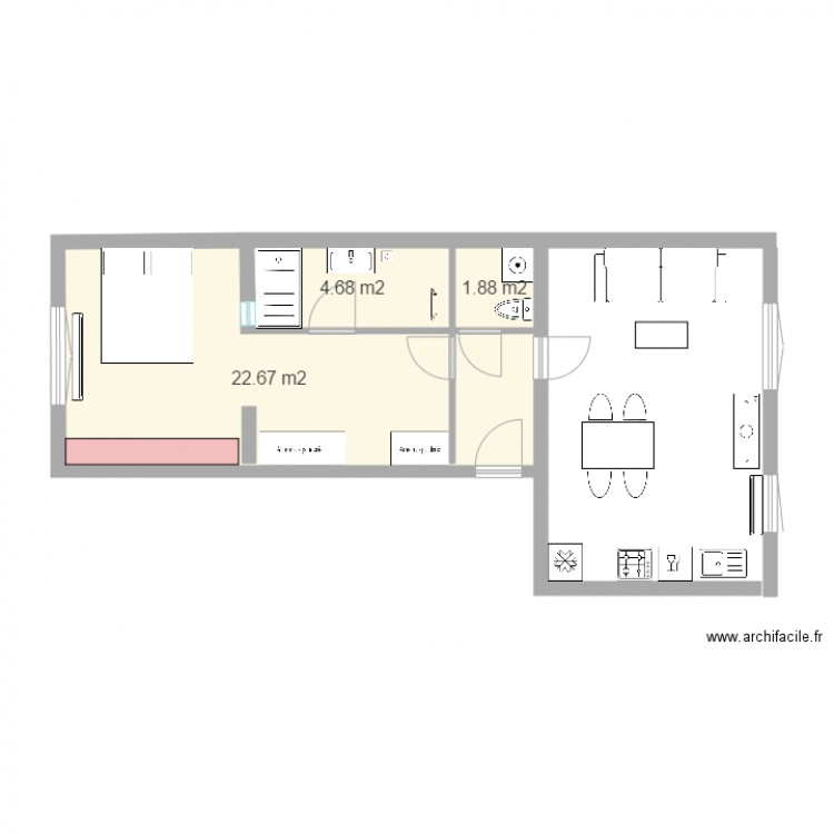 étage 2. Plan de 0 pièce et 0 m2