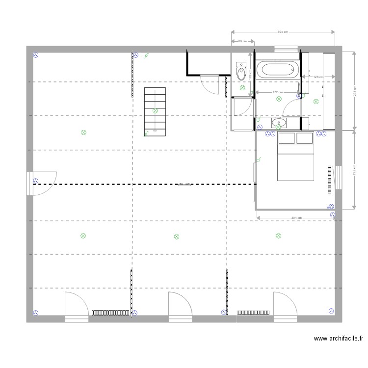 Maison 2ème étage V2. Plan de 0 pièce et 0 m2