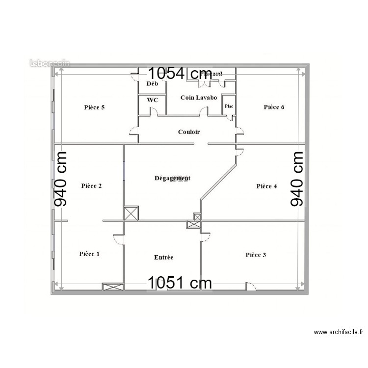 Plan ST BRIEUC - Imad. Plan de 1 pièce et 99 m2