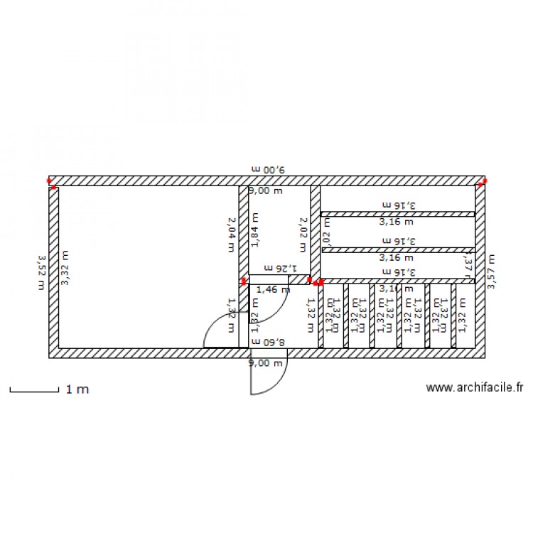 scierie. Plan de 0 pièce et 0 m2