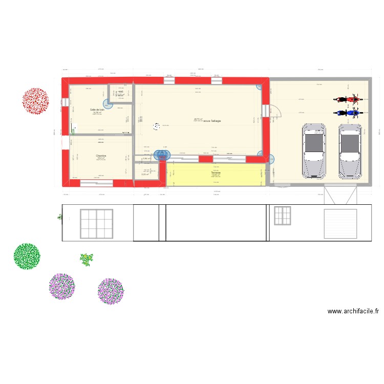 plan ebreuil 5. Plan de 9 pièces et 152 m2