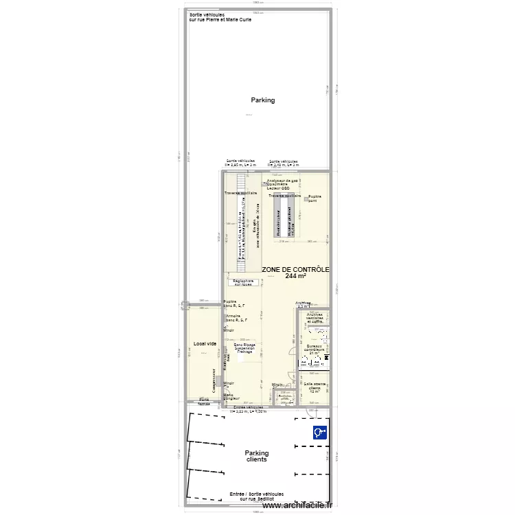 CCT VL AUTO BILAN MONTARGIS. Plan de 