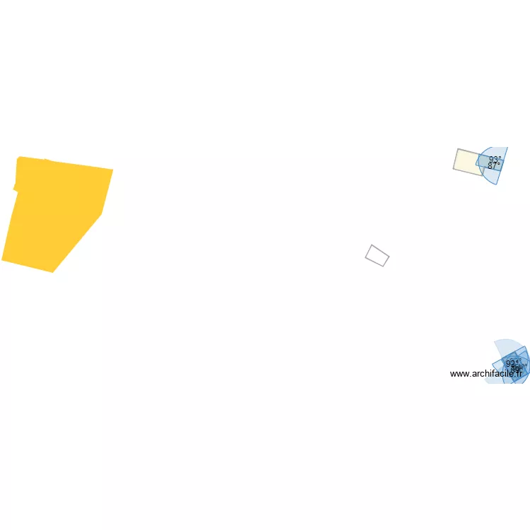 Cadastre Le Mas. Plan de 