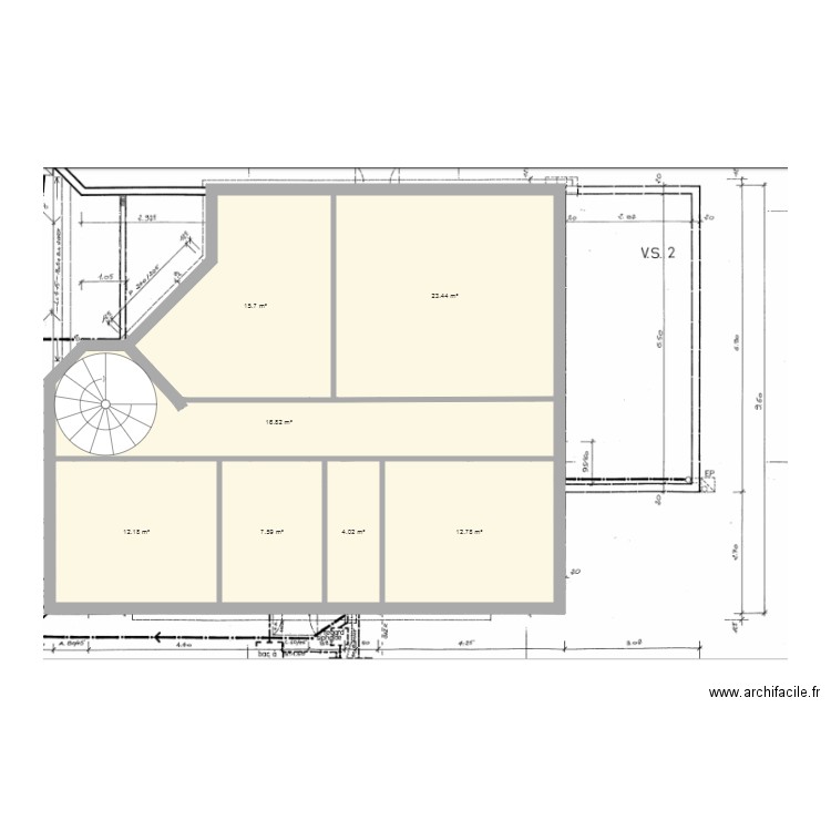 rdcCyrille. Plan de 0 pièce et 0 m2