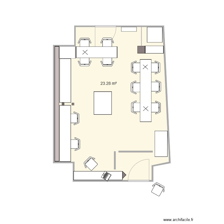 NB1 accueil COVID. Plan de 0 pièce et 0 m2