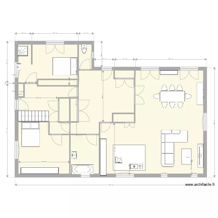                    Yvrac RDC Existant 03 02. Plan de 
