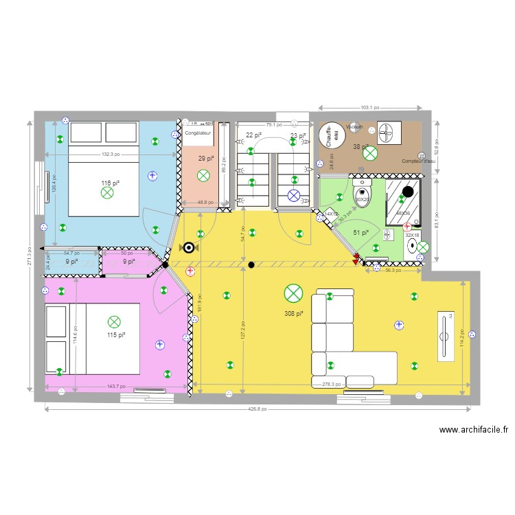 ssol chablis28. Plan de 0 pièce et 0 m2