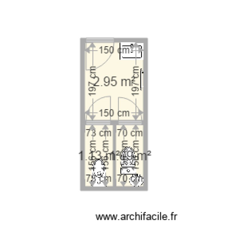 WC DMD. Plan de 0 pièce et 0 m2 WC DMD. Plan de 0 pièce et 0 m2