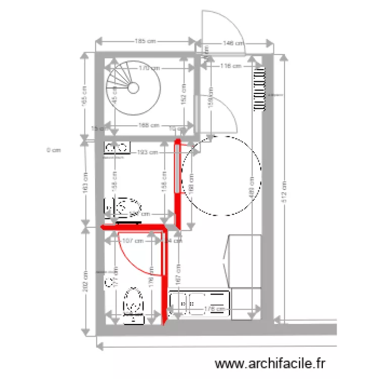 wc blanchard projet 4. Plan de wc blanchard projet 4. Plan de