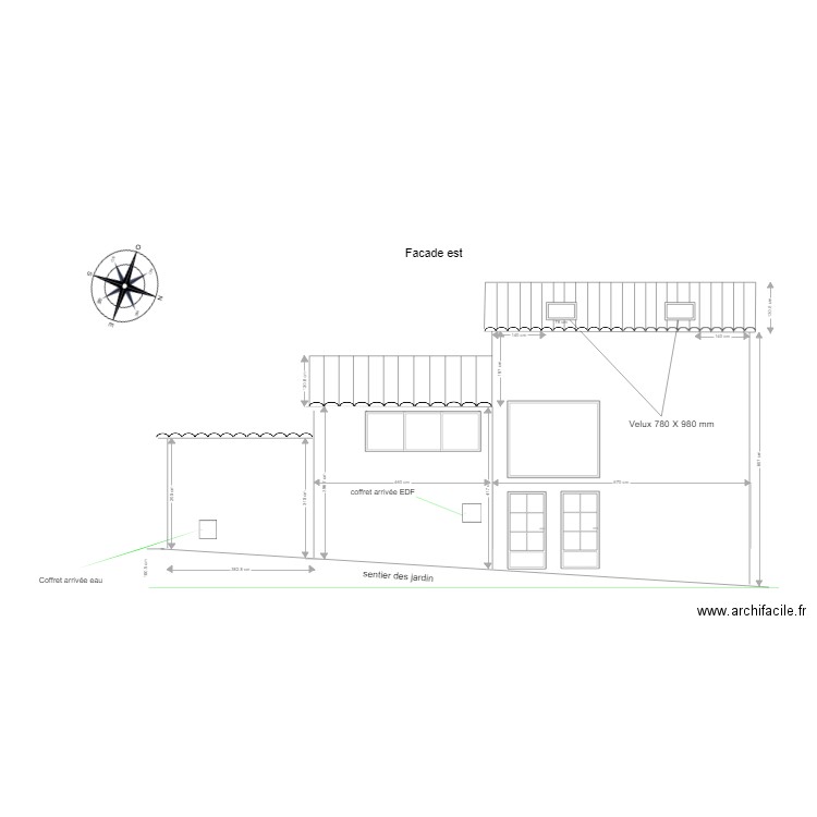 facade est v2. Plan de 0 pièce et 0 m2