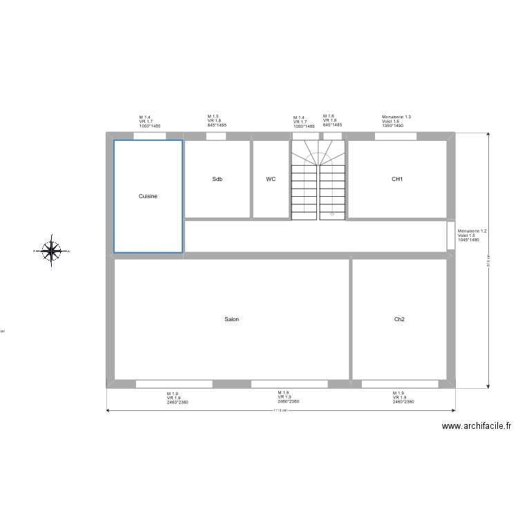 Brugeyroux. Plan de 0 pièce et 0 m2