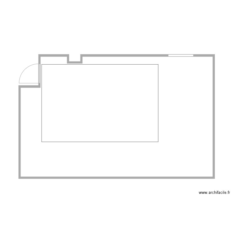 shelter4. Plan de 1 pièce et 60 m2