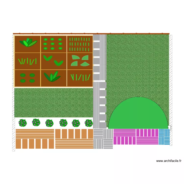 Jardin Roger et Janine 3. Plan de 