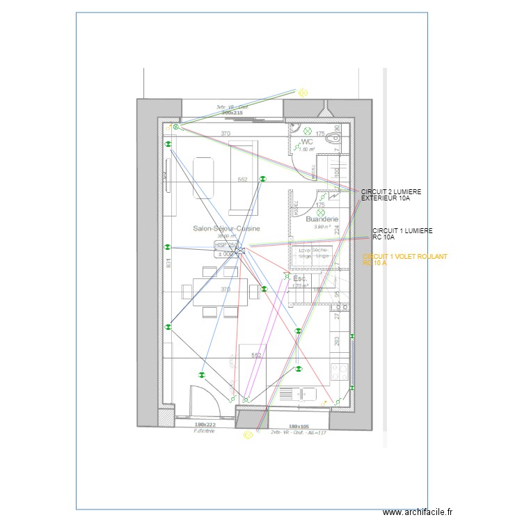 PLANS LUMIERES RC PRESSOIR. Plan de 0 pièce et 0 m2