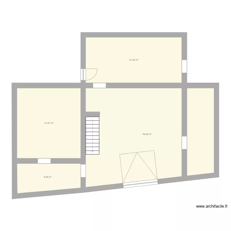 Maison du bas garage. Plan de 
