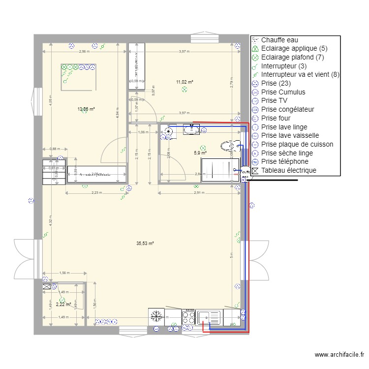 plan loic. Plan de 0 pièce et 0 m2