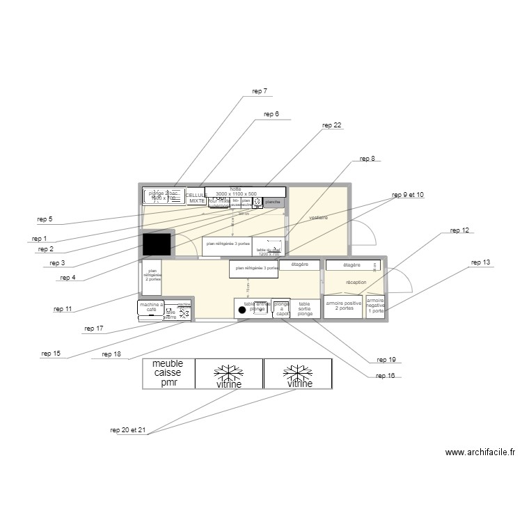 les doigts sucres. Plan de 0 pièce et 0 m2