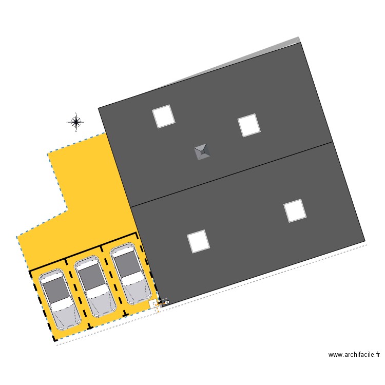 aerien. Plan de 0 pièce et 0 m2