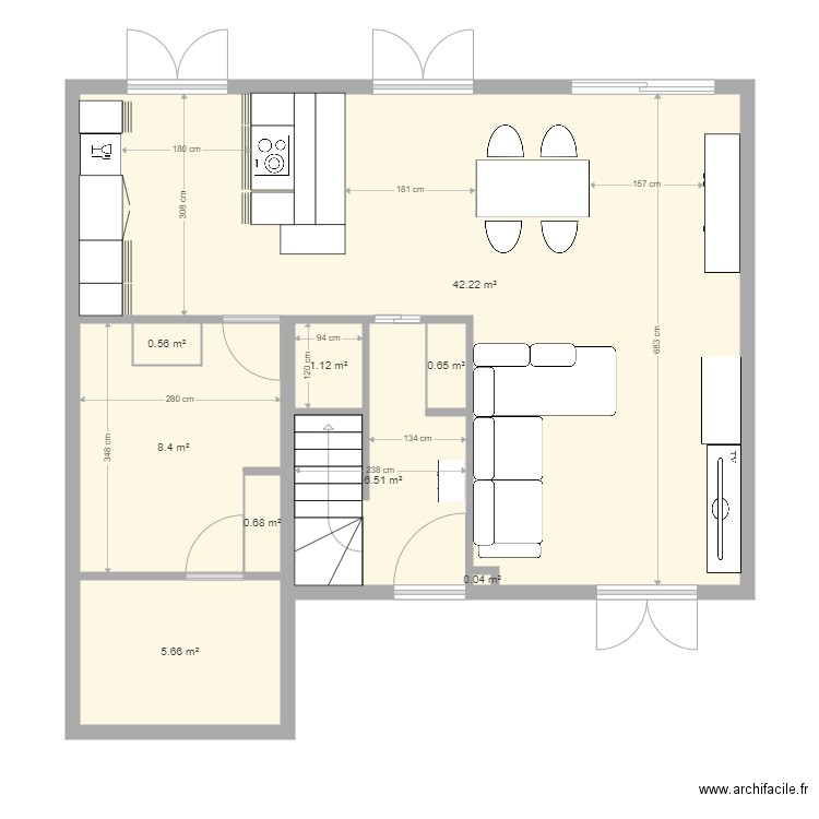 jo rdc actuel. Plan de 0 pièce et 0 m2