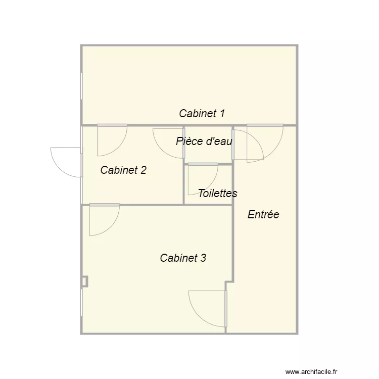 Croquis SCI OCEANE Lot 2. Plan de 