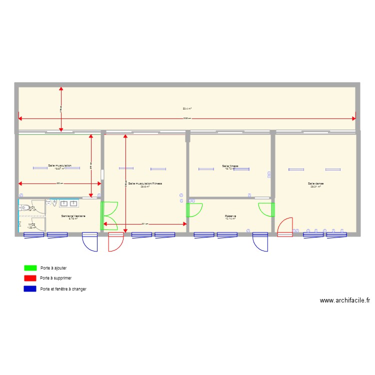 Lot menuiserie intérieur. Plan de 0 pièce et 0 m2