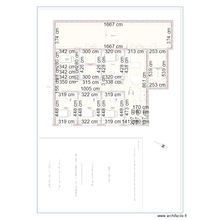 bigcab. Plan de 11 pièces et 208 m2