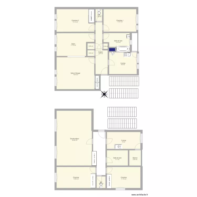 Patouillerie V3. Plan de 