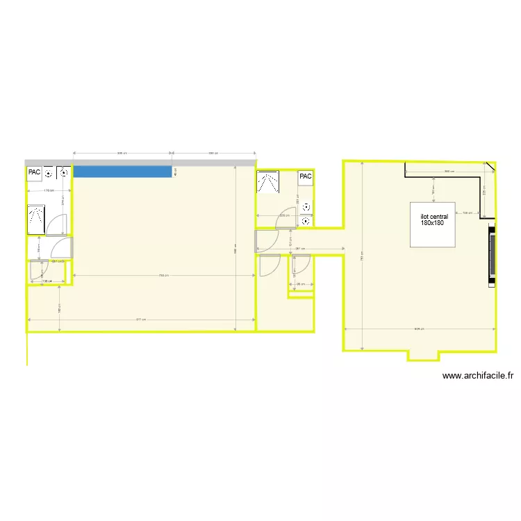 plan placher chauffant rdc. Plan de 