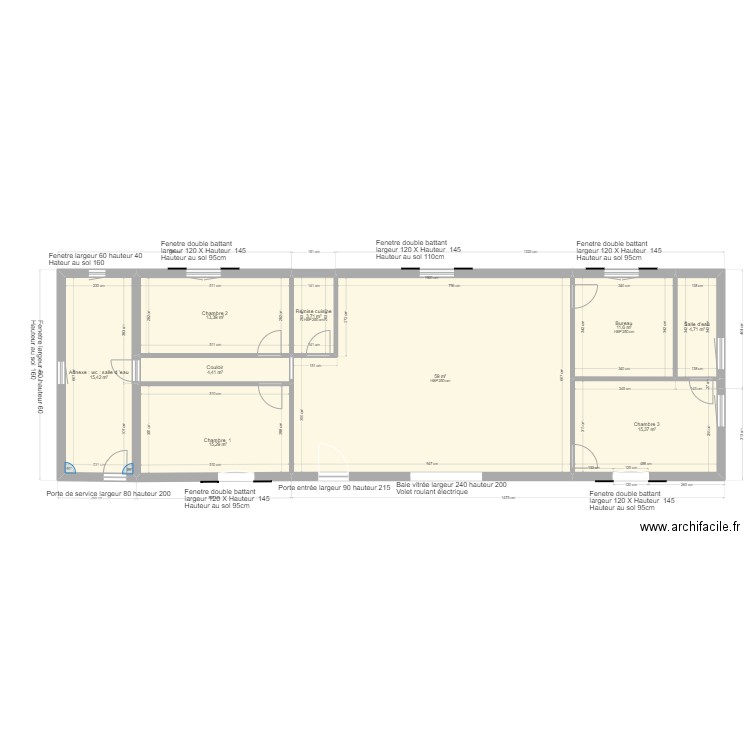 La paillotte version 2. Plan de 0 pièce et 0 m2