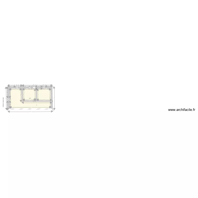 Maison de ferme. Plan de Maison de ferme. Plan de