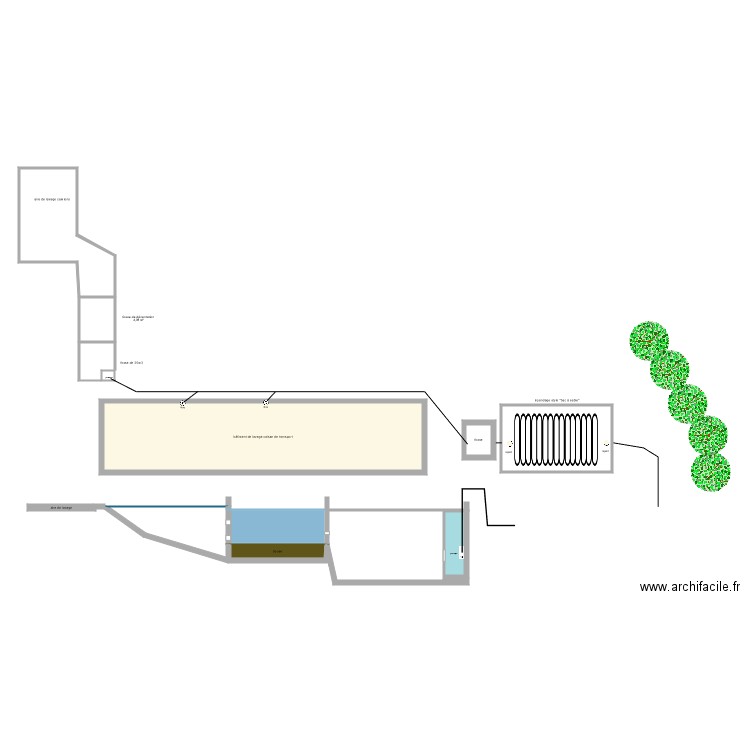 ephotel. Plan de 11 pièces et 121 m2