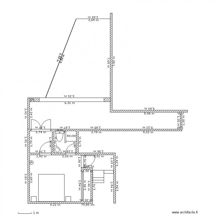 saly 3-1 étage. Plan de 0 pièce et 0 m2