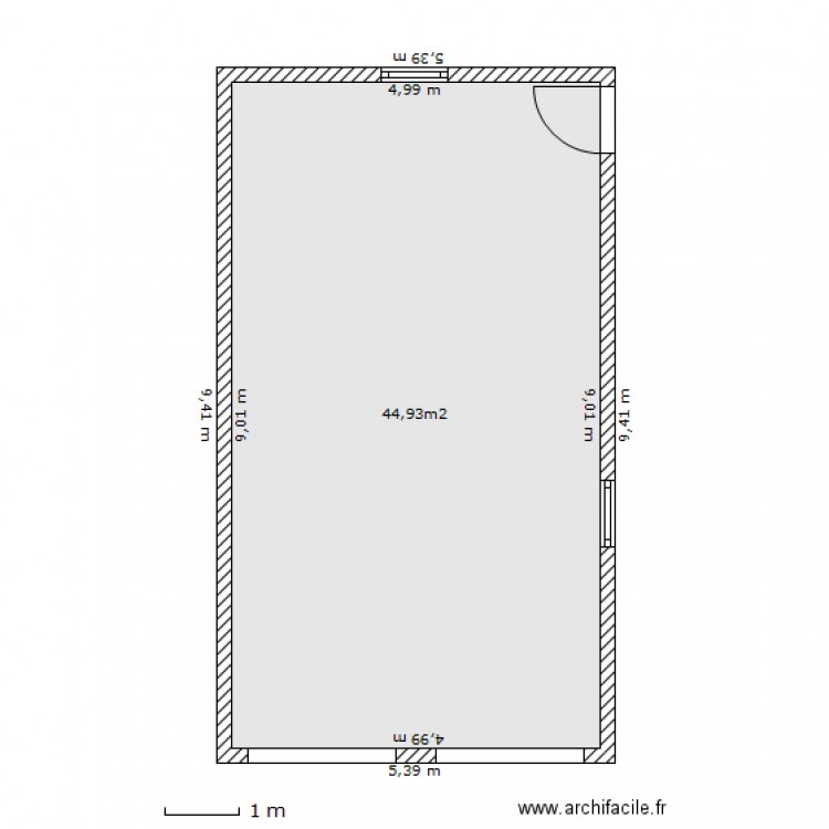 garage. Plan de 0 pièce et 0 m2