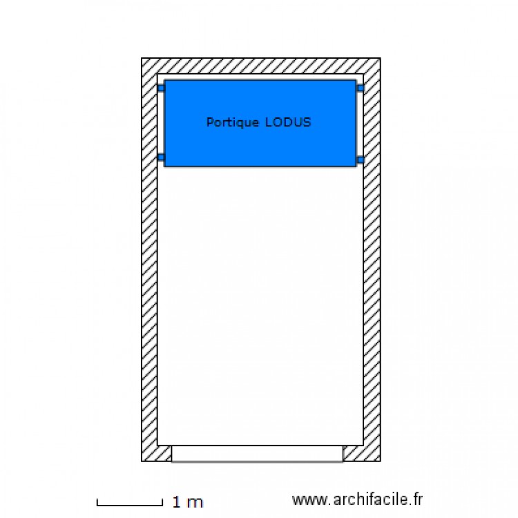 Plan simple 1. Plan de 0 pièce et 0 m2