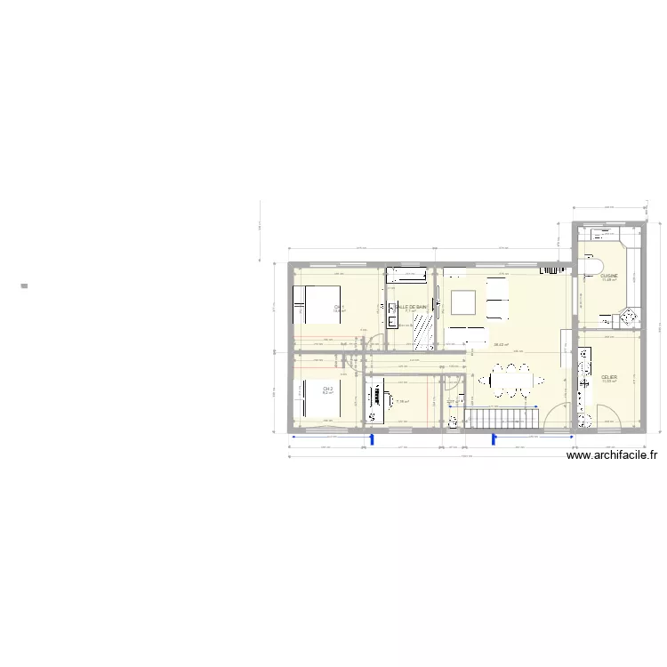 RENOVATION TEST 6. Plan de 