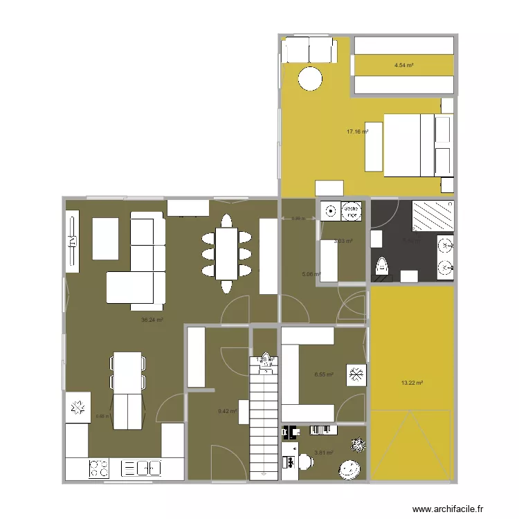 maison marcinelle apr&egrave;s 3. Plan de 