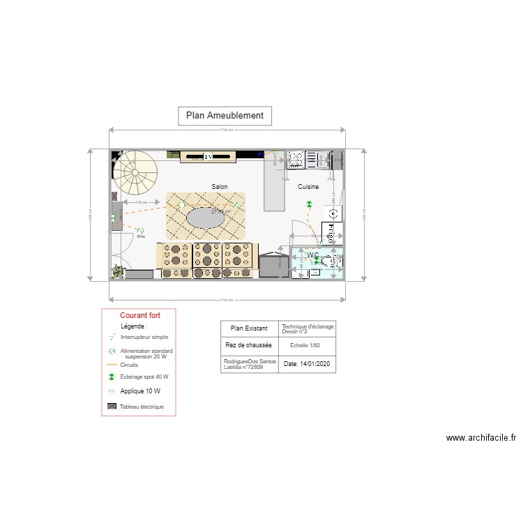 Tech Eclairage n2 12. Plan de 0 pièce et 0 m2