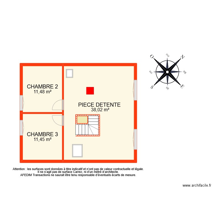 BI 11499 PASCAL. Plan de 14 pièces et 170 m2